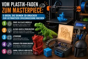 3D-Drucker Ideen: 5 geniale Projekte, die richtig Spaß machen