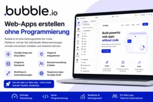 Bubble.io | No-Code-Entwicklung für Webanwendungen