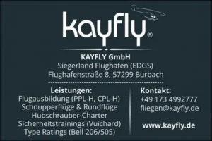 KayFly | Hubschrauber Flugschule & Rundflüge am Siegerland