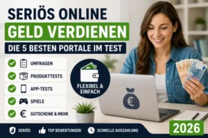 Online Geld verdienen: Seriöse Anbieter im Vergleich