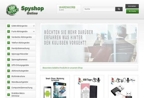 Abhörgeräte im Spyshop kaufen