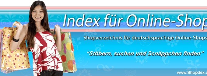 Shopverzeichnis Shopdex.de | Index für Online-Shops