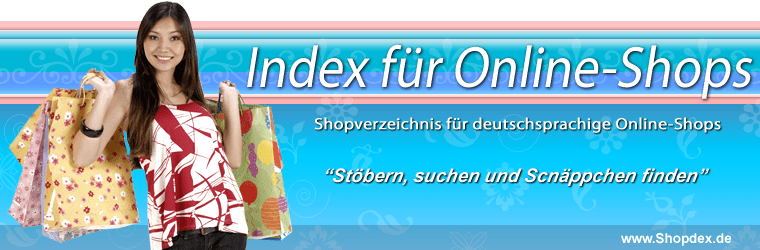 Shopverzeichnis Shopdex.de | Index für Online-Shops