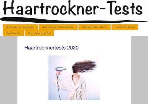 Haartrockner Tests
