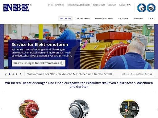 NBE – Elektrische Maschinen und Geräte