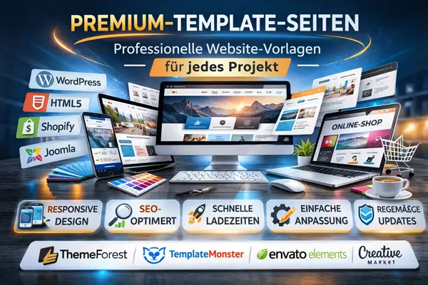 Premium-Template-Seiten: Hochwertige Website-Vorlagen für dein Projekt