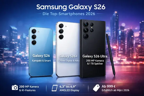 Samsung Galaxy S26: Alles über die neuen Top-Smartphones 2026