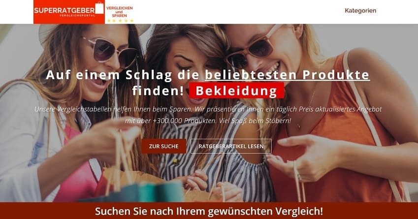 Das Brandneue Vergleichsportal Superratgeber24